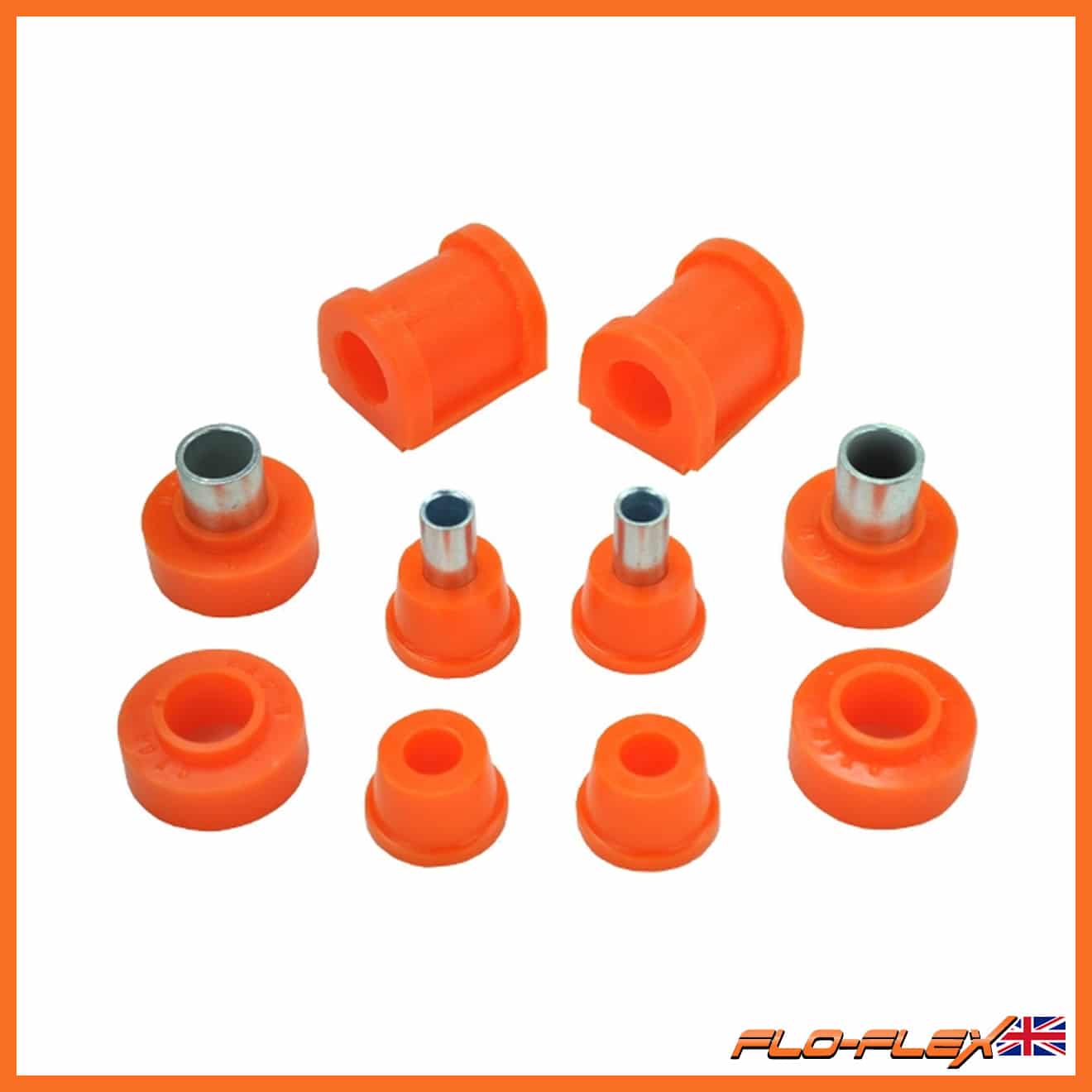 Flo-Flex Polyurethane Front Suspension Bush Kit For Ford Cortina MK3 Series 2