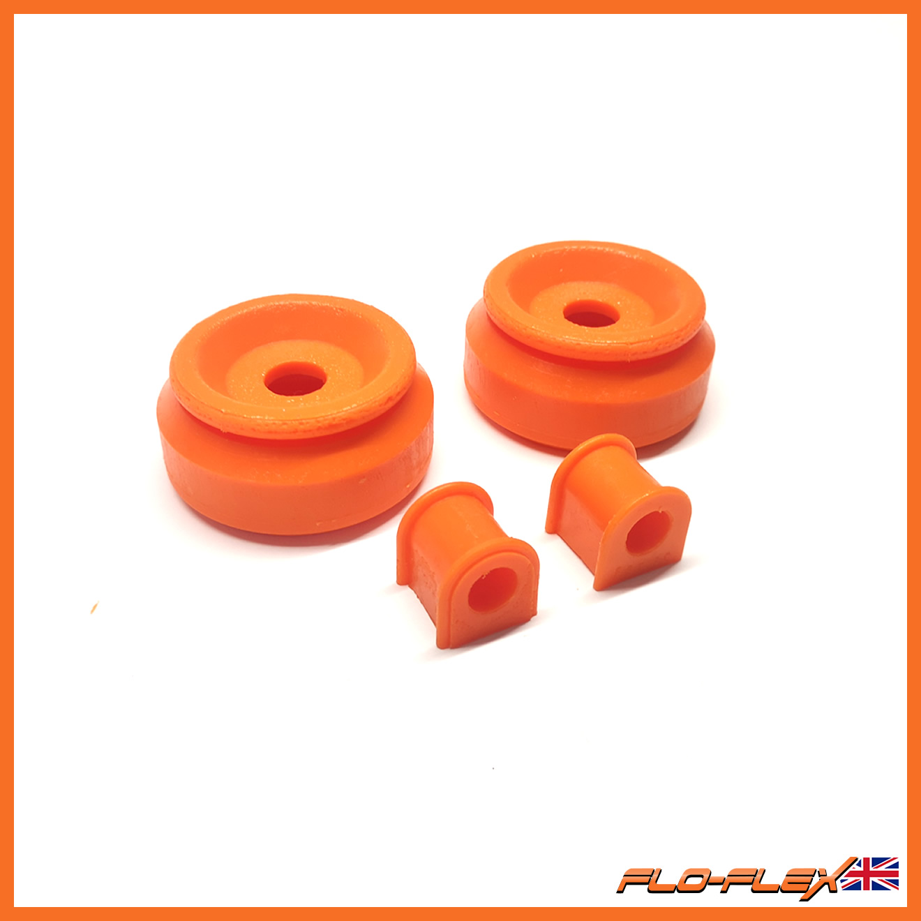 FloFlex Polyurethane Front Suspension & Chassis Bush Kit For Ford Fiesta MK3