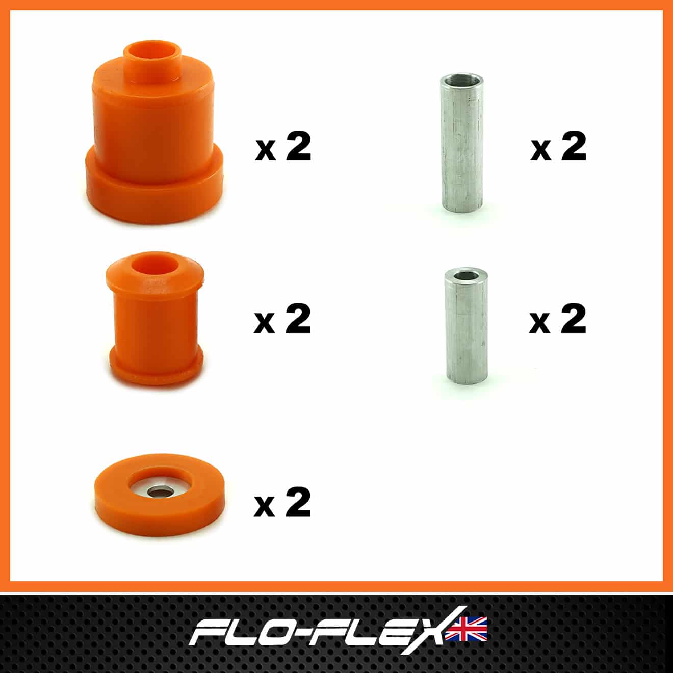 Land Rover Freelander 1 Front Wishbone Bushes - RBX101780 & RBX101790 - Image 2