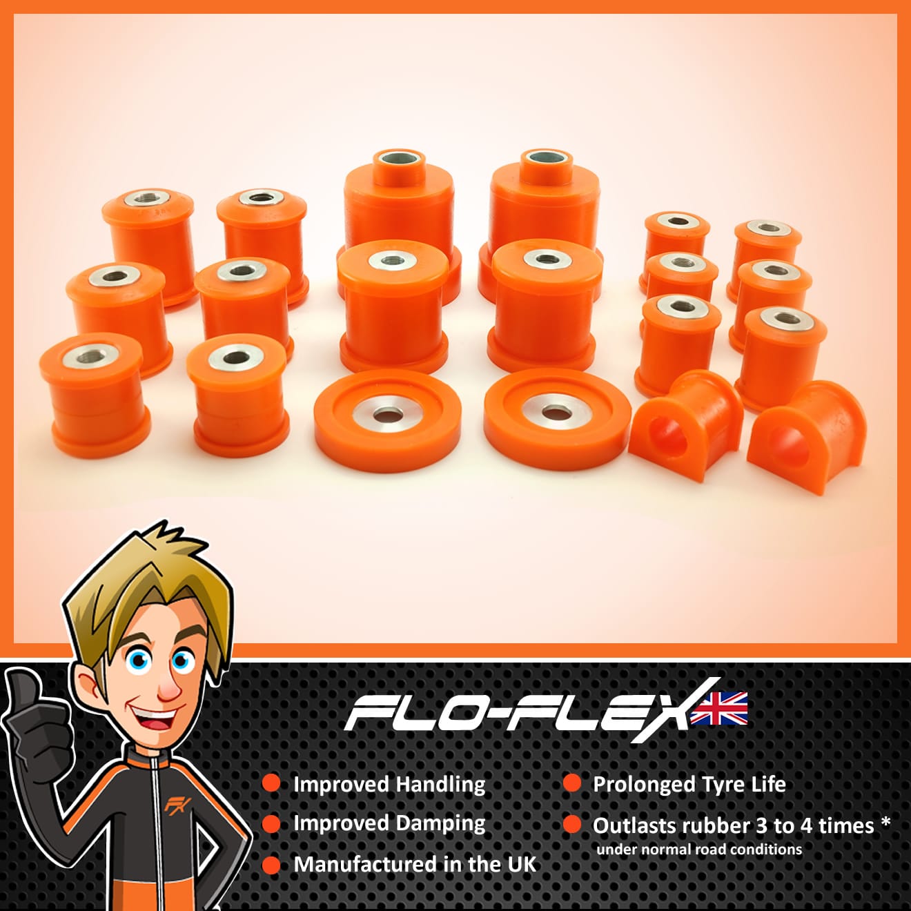 Land Rover Freelander 1 Front & Rear Bush Kit - Image 4
