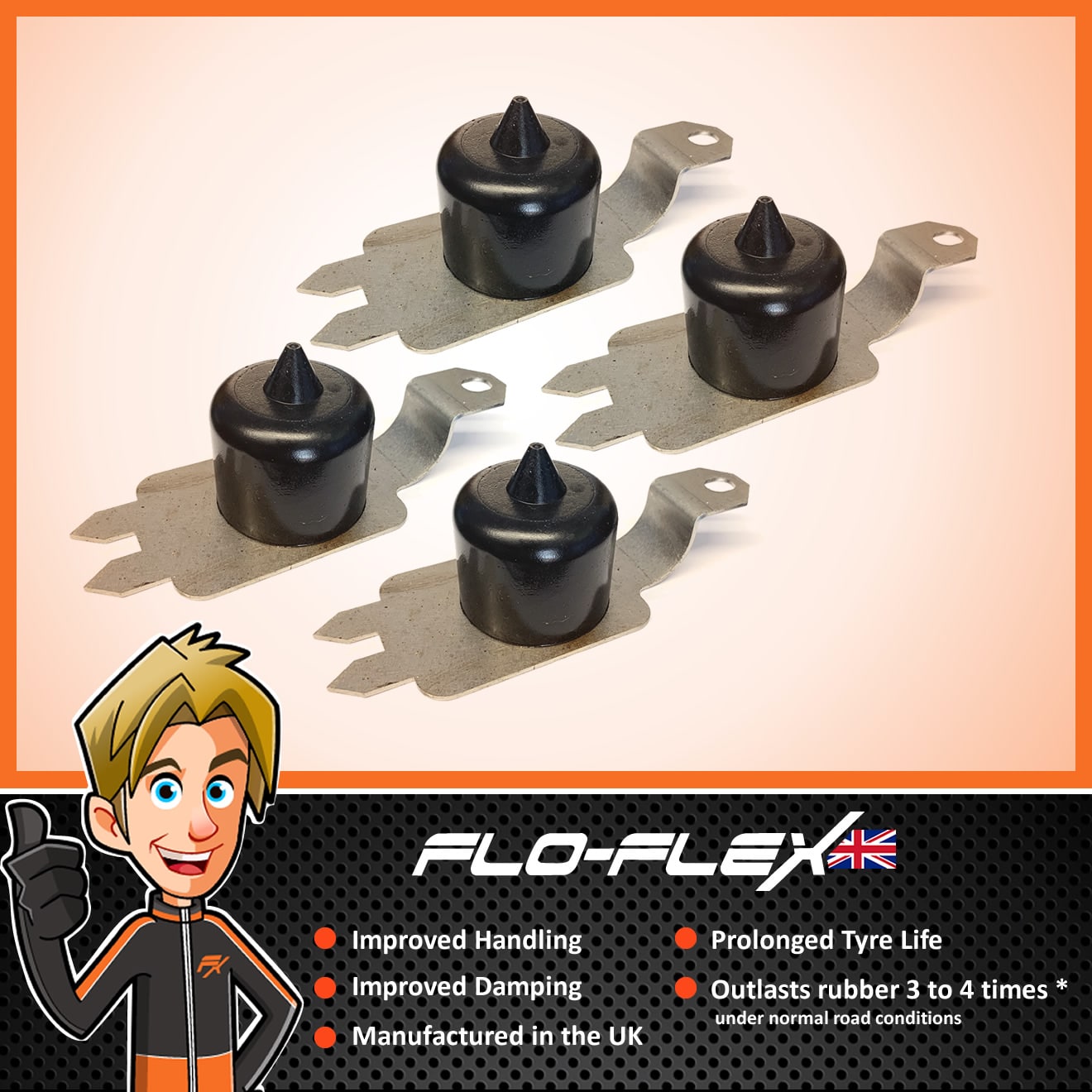 Land Rover Discovery 2 1998-2004 Standard Bumpstop x 4 in Black - Image 4